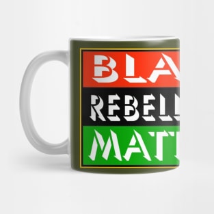 Black Rebellion Matters - Back Mug